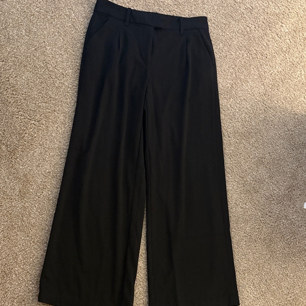 American Eagle Outfitters Black Wide Leg Pants